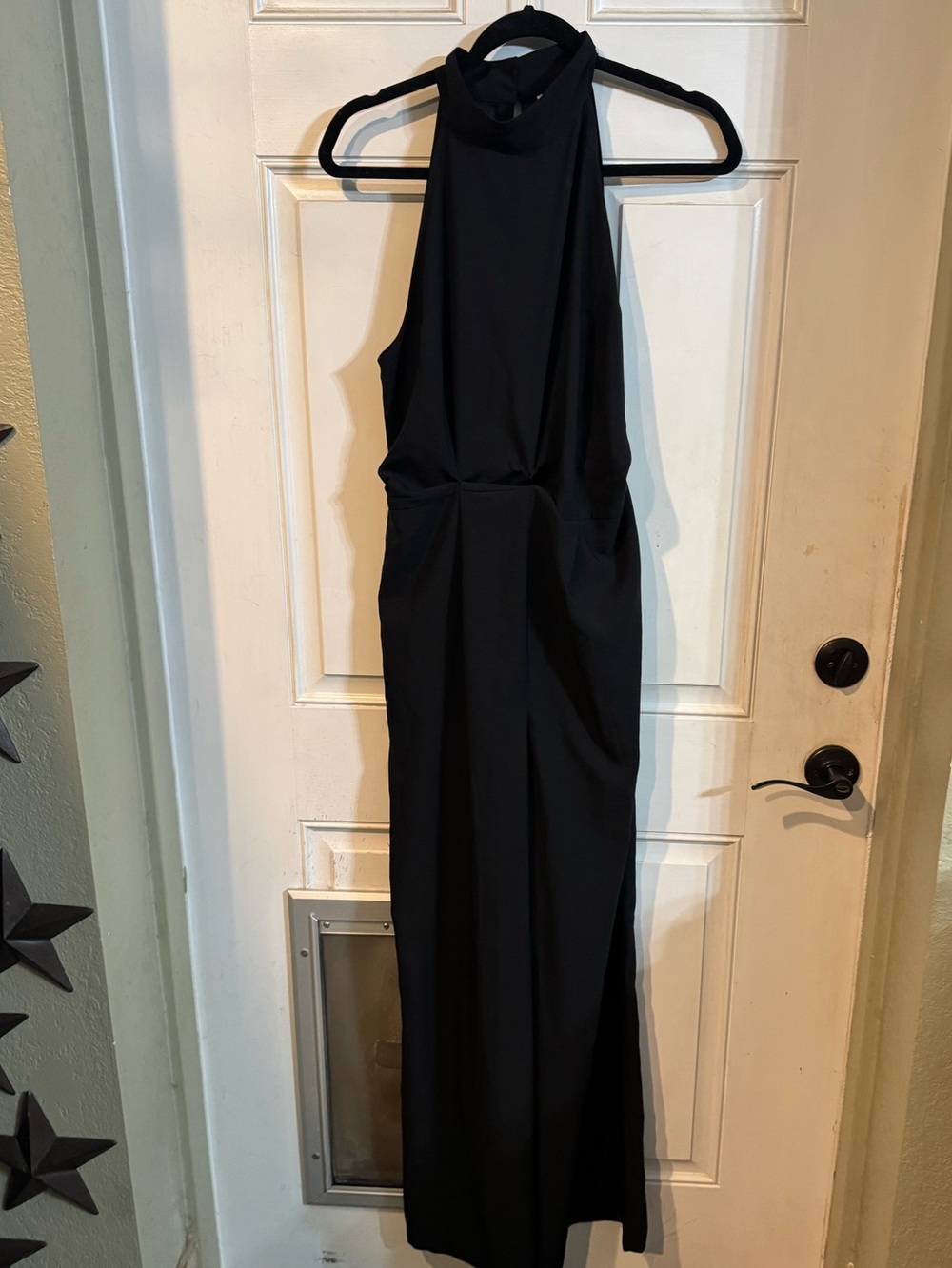 LOFT Black Halter Jumpsuit